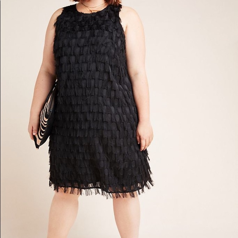 Anthroplogie Roxie Textured Shift Dress Size 16W - Picture 1 of 3